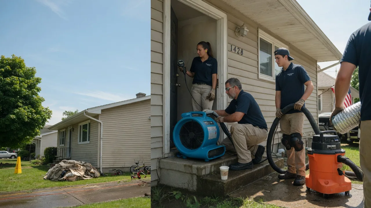 Water Damage Restoration in Harveysburg, OH near me